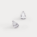 Diamond Pear Studs