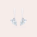 Meridian Earring Jackets in Tilted Pear