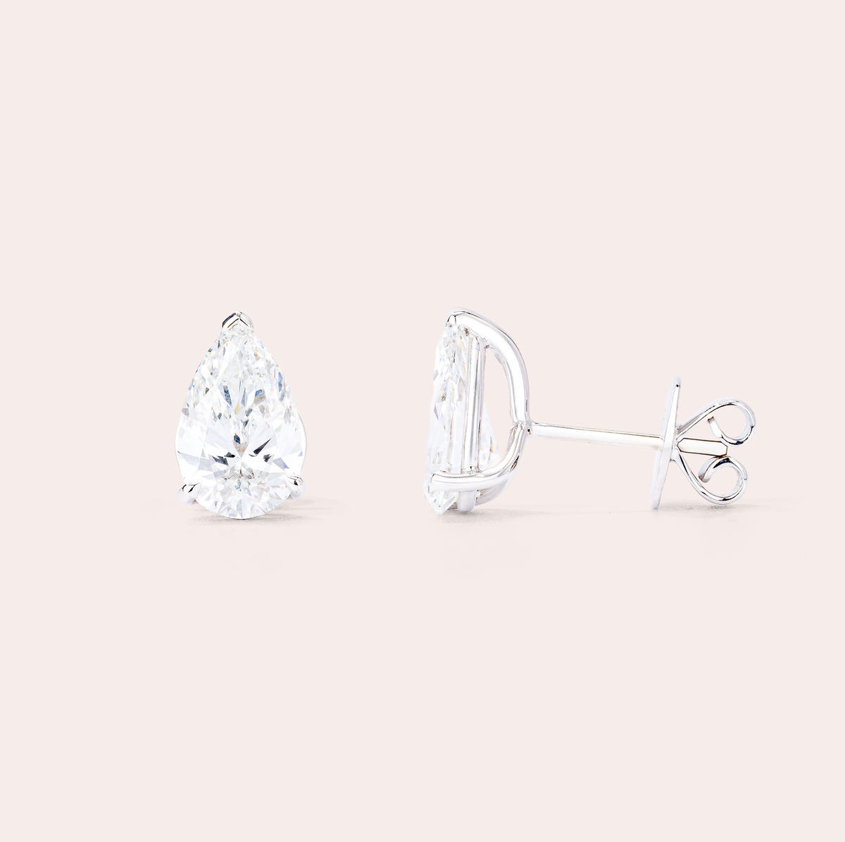Pear Diamond Studs