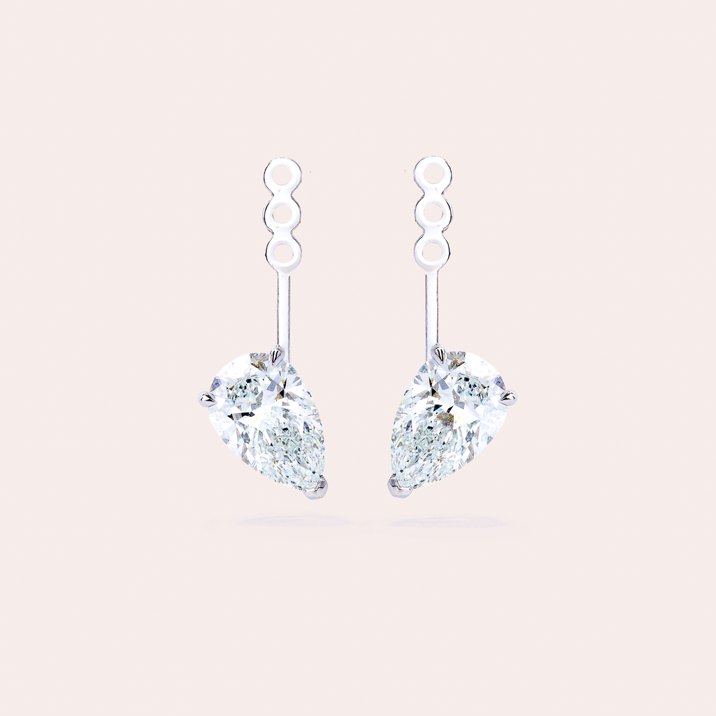 Meridian Earrings in Tilted Pear